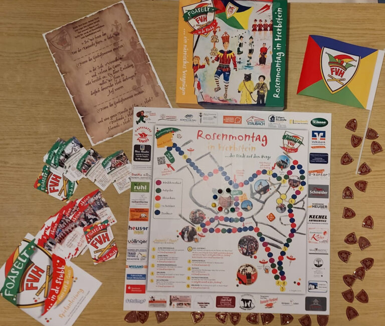 Brettspiel „Foaselt in de Stubb“
